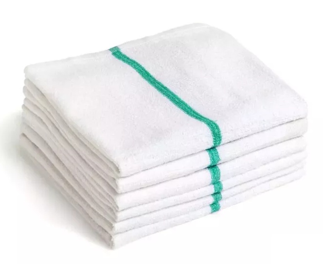 Stack of Fresh Bar Towels