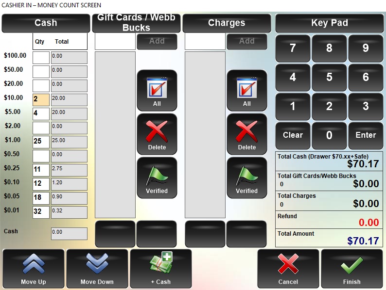 Image of Cashier In