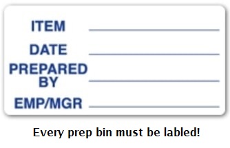 Prep Lable