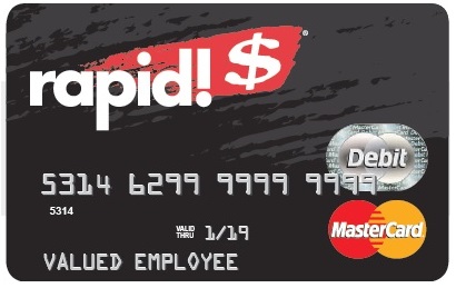 Image of Rapid Pay Card