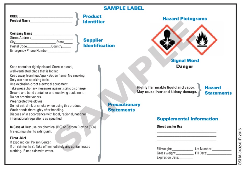 Image of Sample Lable